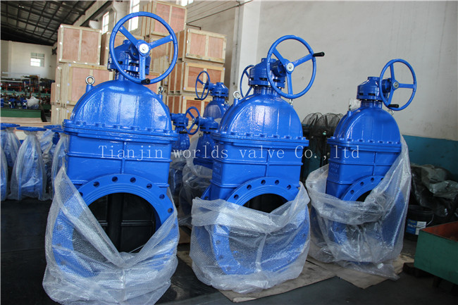 Flanged Ductile Iron Sluice Gate Valve for Water (Z45X-10/16)