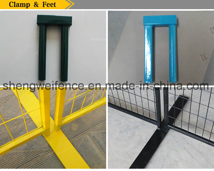 Galvanized and PVC/Painting Welding Ca Temporary Fences