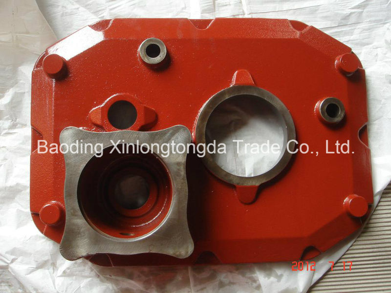 Sand Casting Gear Box with Painted Red