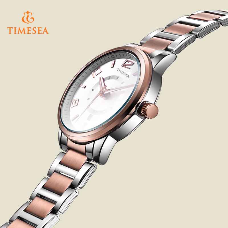New Brand Women Watch Rose Gold Alloy Band Watches 71153