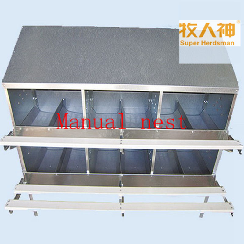 Manual Nest for Layer Chicken in Poultry House
