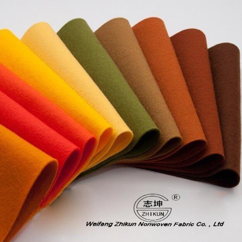 Colorful Needle Punched Non Woven Fabric Geotextile