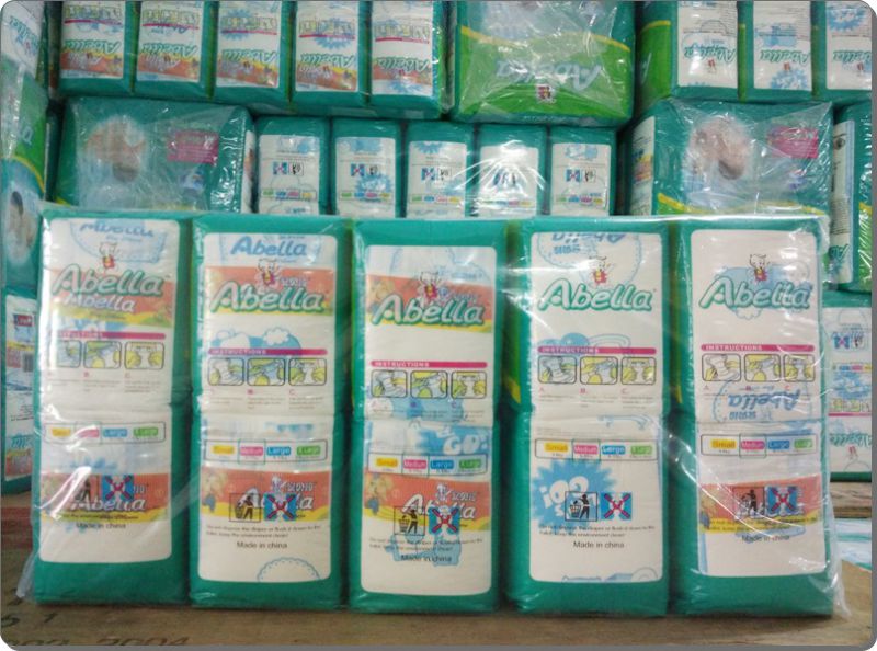 Best Selling S M L Size Baby Diaper in Africa and Baby Diapers Factory China