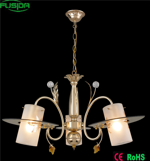 Classic Pendant Lamp with Mosaic Glass