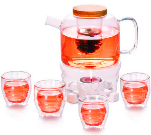 Prime Quality Glass Tea Pot Tea Set with Filter