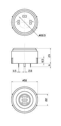 Fbps5029 Security Siren Piezo Siren Alarm Siren (FBELE)