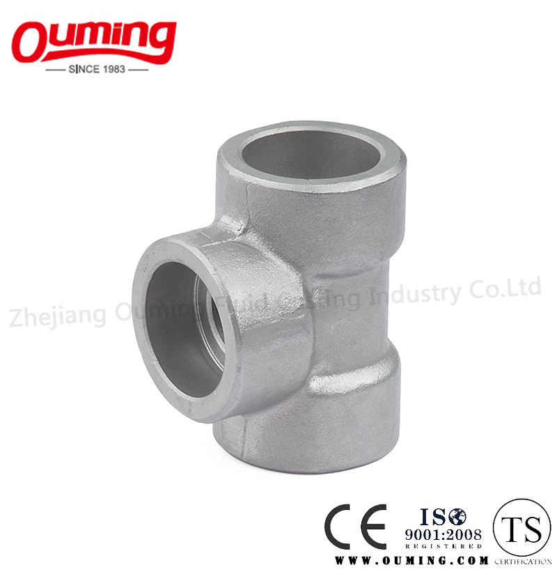 Stainless Steel High Pressure Tee with Socket 304/316