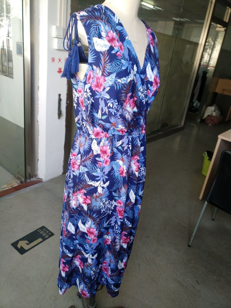 Fashion Flower Charming Lovely Ladies Dress