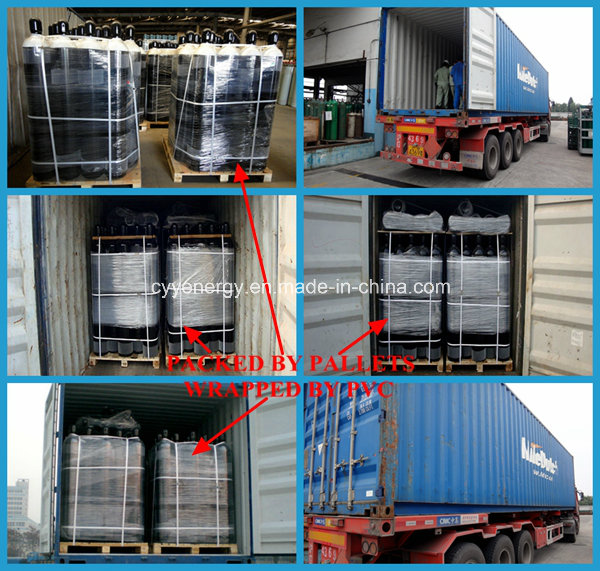 Nitrogen Oxygen Lar CNG Acetylene CO2 Hydrogeen Nitrogen Lar CNG Acetylene Hydrogen 150bar/200bar High Pressure Seamless Steel Gas Cylinder