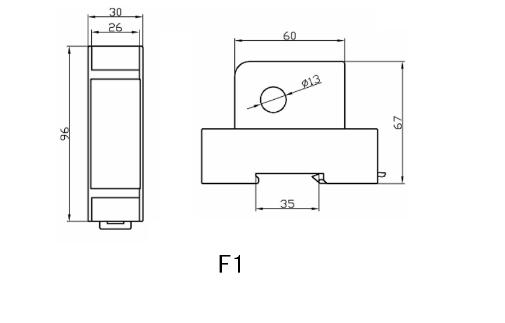 Gdb-I1f1 Series Single-Phase Current Sensor/ Transducer