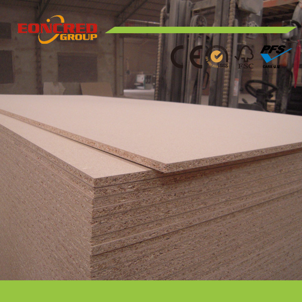 9mm-50mm Plain Particle Board Chipboard Melamine Laminated Particle Board
