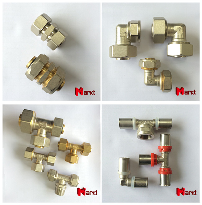 U Type Press Brass Fitting