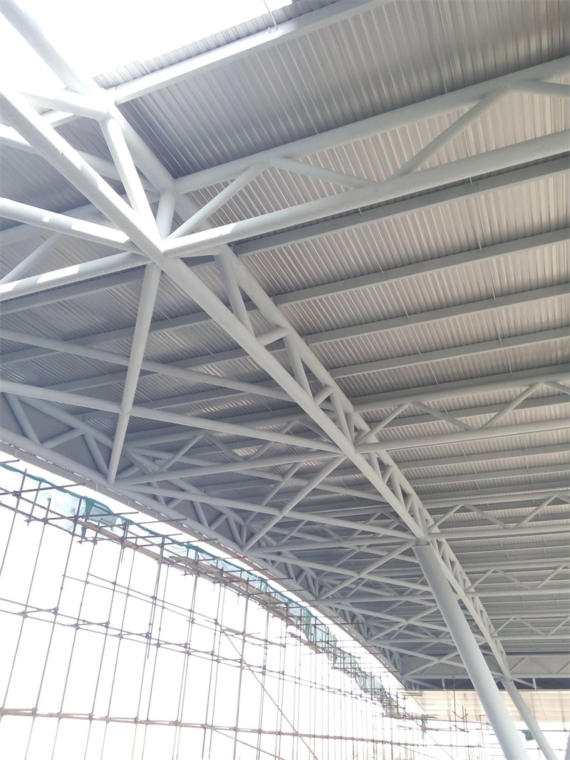 Prefabricated Low Cost Multi Truss Steel Structures, Factory Design Metal Gymnasium Construction