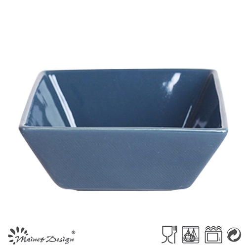 Different Color Stoneware Bowl in Square Shape