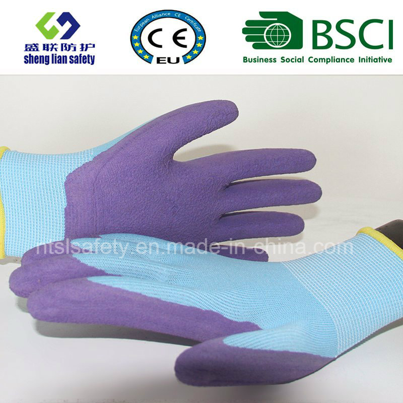 13G Foam Latex Coated Gardening Work Safety Gloves