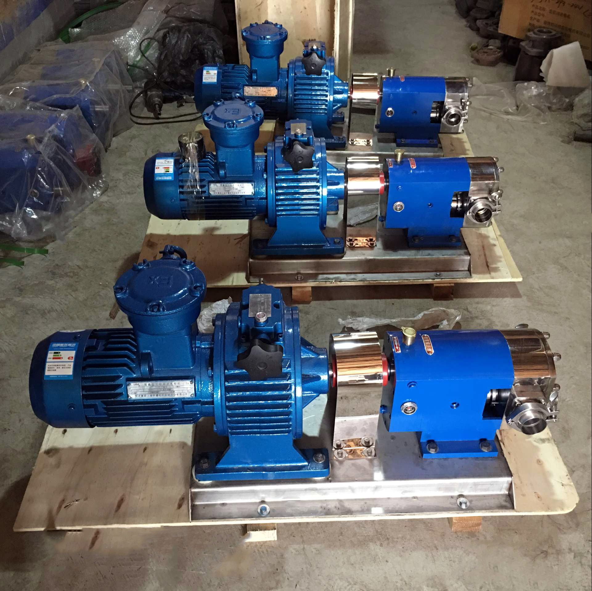 3RP series sanitary honey rotary lobe pump