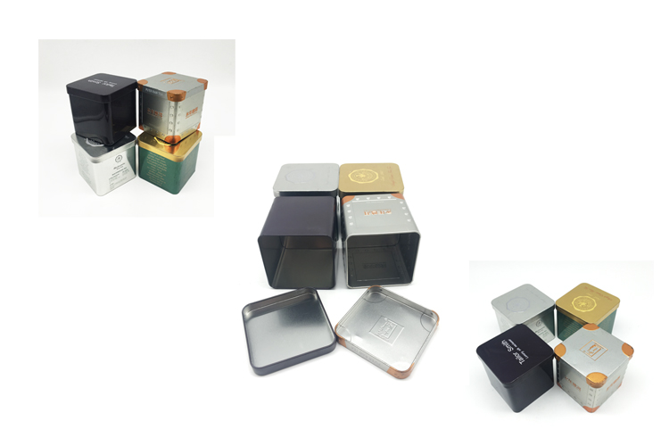 Square Tin Wholesale Metal Tea Tin Box