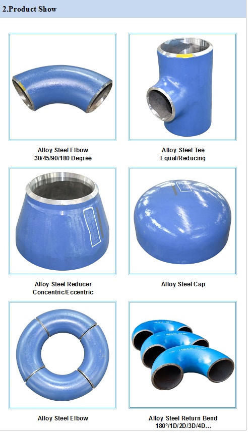 High Quality 45 Degree Alloy Steel Pipe Elbow