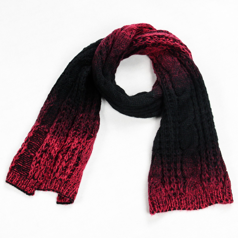 Female Gradient Acrylic Scarf M18-2