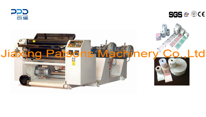 China Good Manufacture 2 Ply Duplex Thermal Paper Slitting Machinery