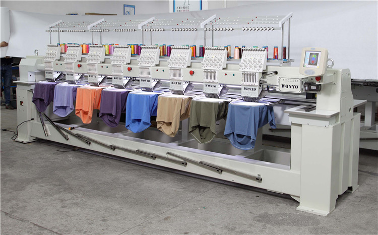 Good Quality 6 Head Computerized Embroidery Machine for Cap/T-Shirt/Flat Embroidery