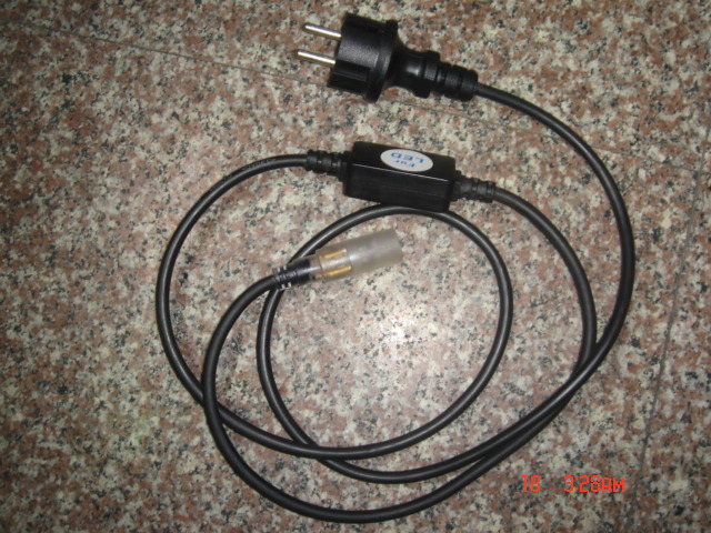 LED Accessory power supply power cord with plug