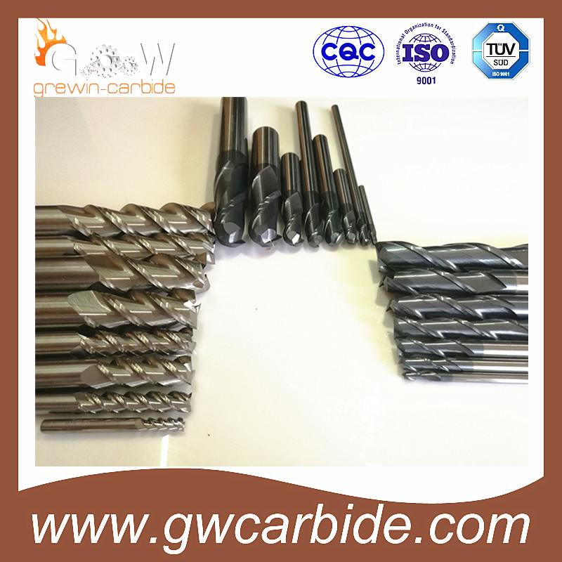 High Quality Tungsten Carbide End Mill 3 Flutes for Aluminium