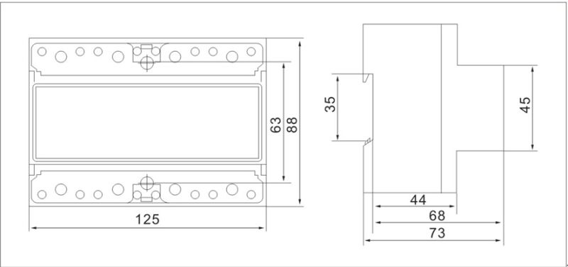 DRM1250sc Three Phase Electronic Watt-Hour Meter