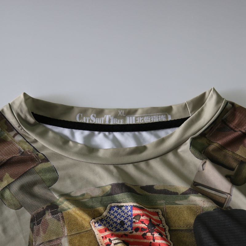 Tactical Outdoor Sports T-Shirt Military Kryptek Camo T-Shirt Fashion New Issue