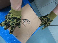 Camouflage Design Work Safety Gloves Dcd411