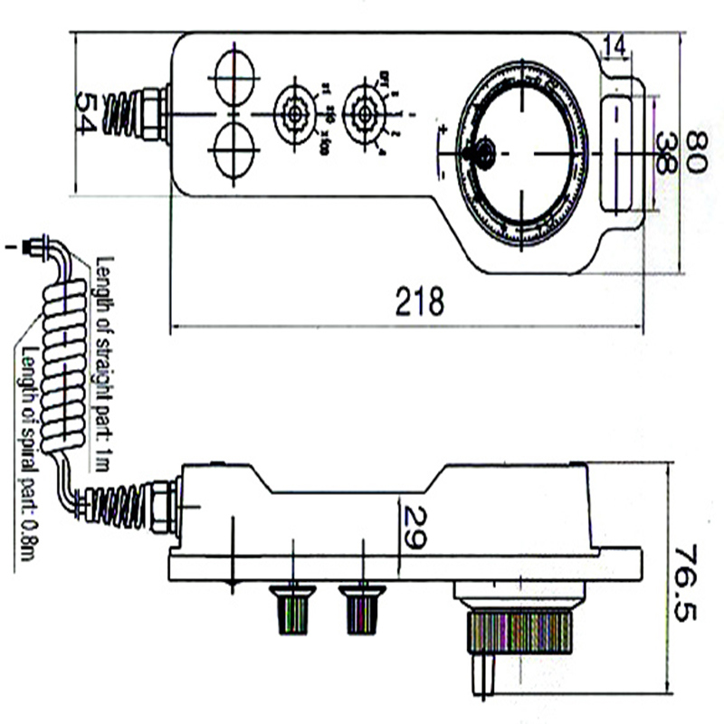 5V DC 100PPR Hand Wheel Encoder Handwheel