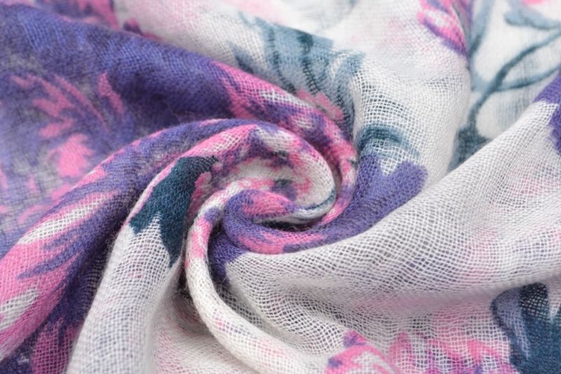 Wool Printed Shawl (13-BR020302-2.1)