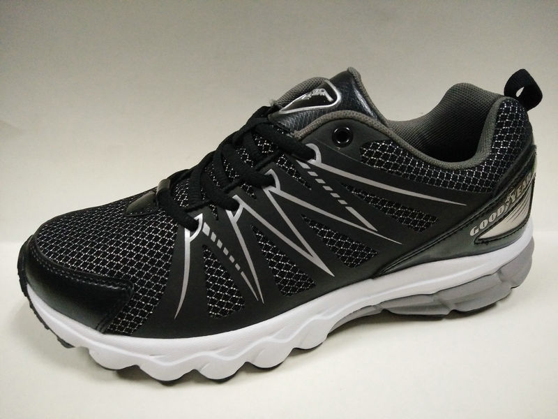 New Fashion PU+Mesh Safety Outdoor Running Shoes for Men