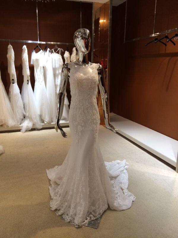 Aoliweiya Design Real Mermaid Marriage Wedding Dress