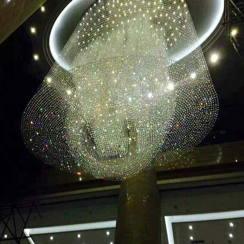 Decorative Modern Glass Hotel Lobby Pendant Lamp