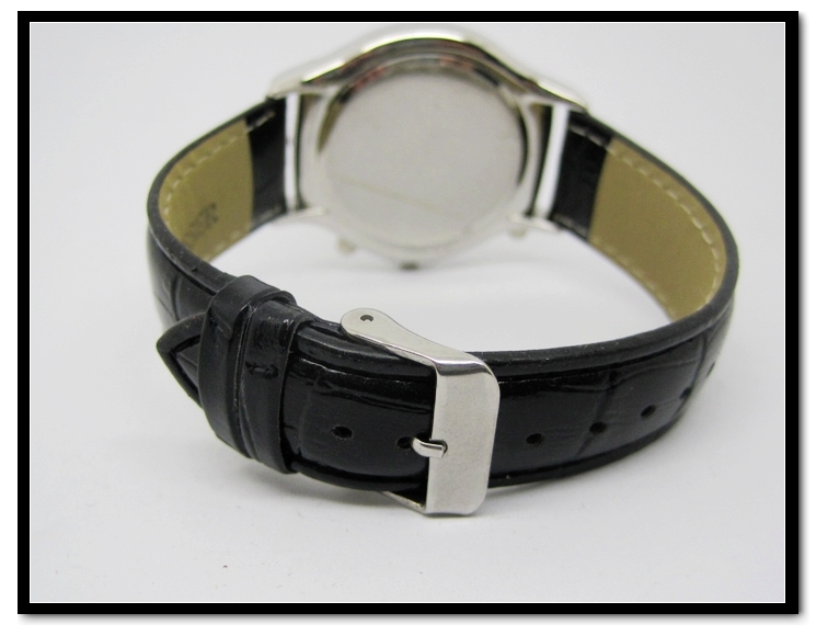 Hot Selling Leather Band Watches for Men Black Leather Watch Band