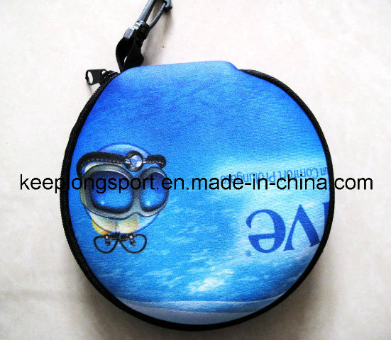 Insulated 3mm Neoprene CD Case with Full Colors Printing