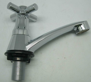 Chrome Plated Plastic ABS Tap for Bathroom Sinks