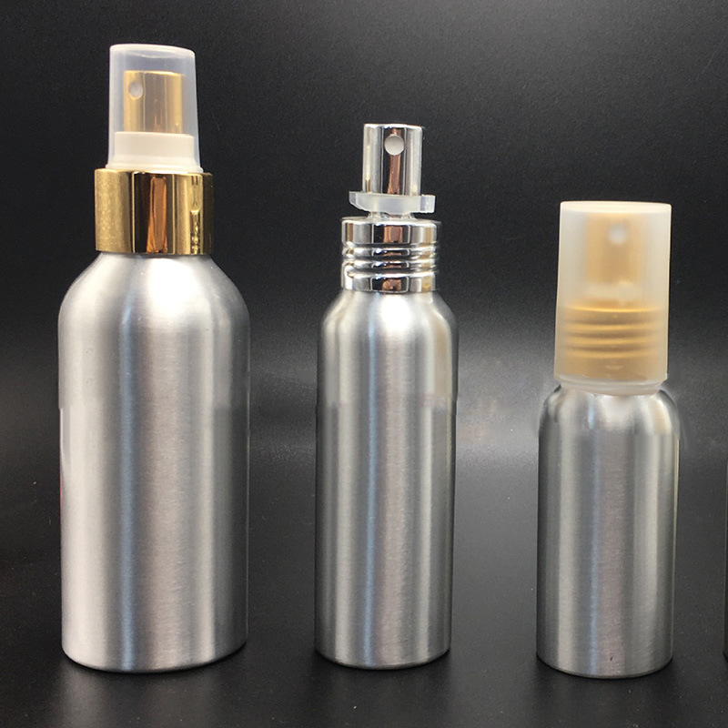 Aluminum Bottle with Aluminum Sprayer (NAL08C)