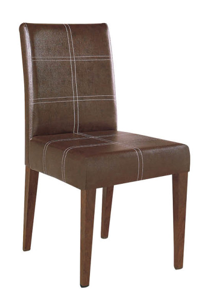 High Quality High Back Upholstery Dark Chocolate Chairs for Restaurant Cafe