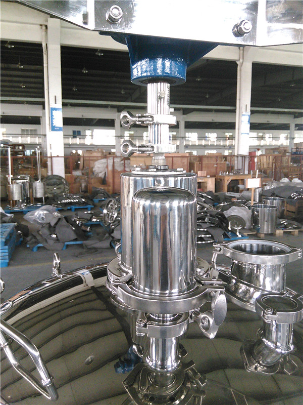 Stainless Steel Mixing Tank with Agitator and Brace