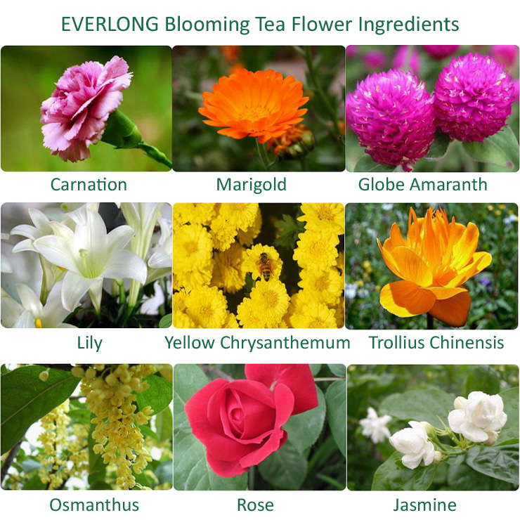 100% Handmade Flower Artistic Blooming Tea (BT003)