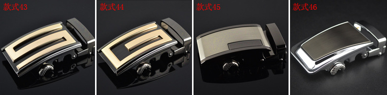 Wholesale Retail Gold and Silver Colour Automatic Buckle in Belt Buckle