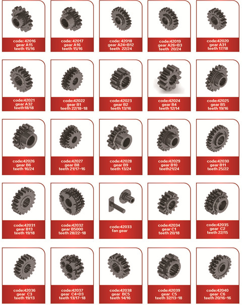 Kubota Spare Parts for Tractors Cardan Shaft Bevel Gears