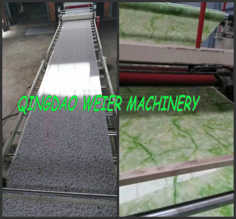 1220mm Width of PVC Marble Sheet Production Line