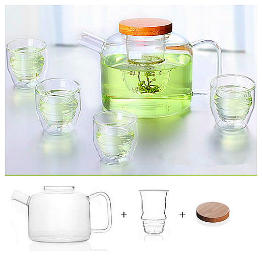 Prime Quality Glass Tea Pot Tea Set with Filter