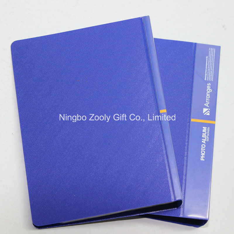 Customize Logo Printing 60 Pockets Plastic PP Photo Albums