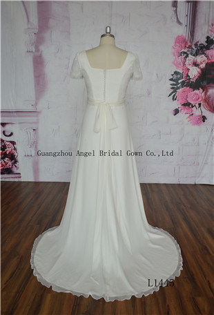 Stunning Halter Backless Picked up Skirt Wedding Dress