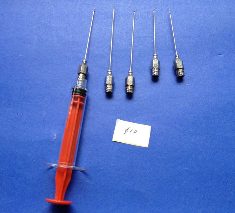 Diameter 1.0 Mm Injection Needle Cannulas, Liposuction Cosmetic Surgery Set, Luer Lock Cannula