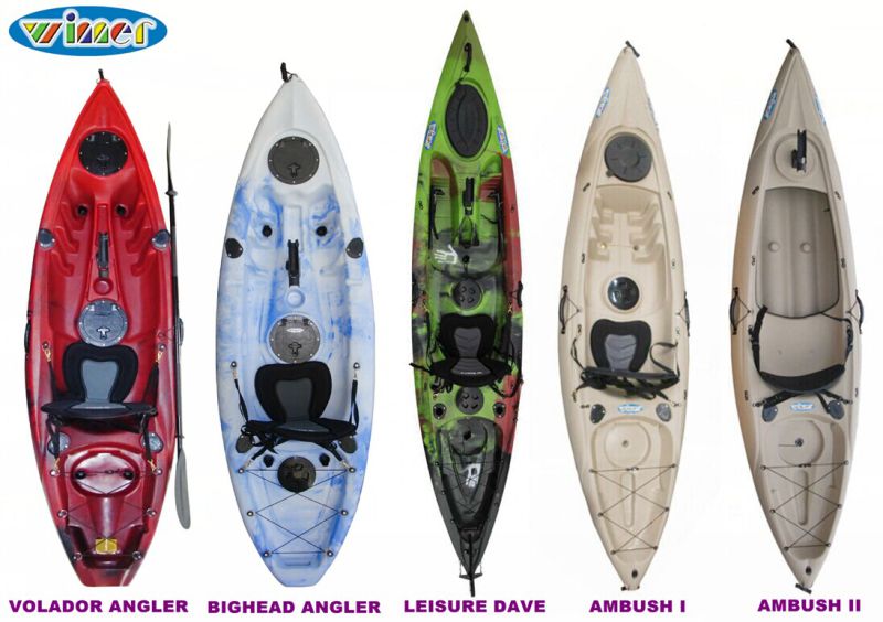 Different Kinds of Kayaks for Sales Promotion